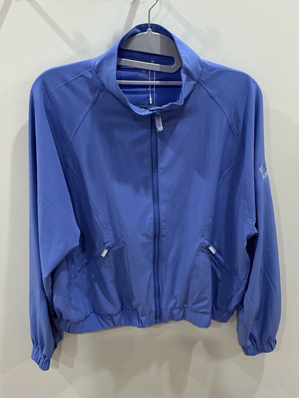 TravisMathew Women's Lavender-Blue Bomber Zip Jacket